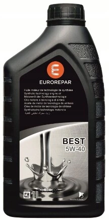 Масло моторное EUROREPAR Best 5W-40 синтетическое 1 л купить 560 ₽