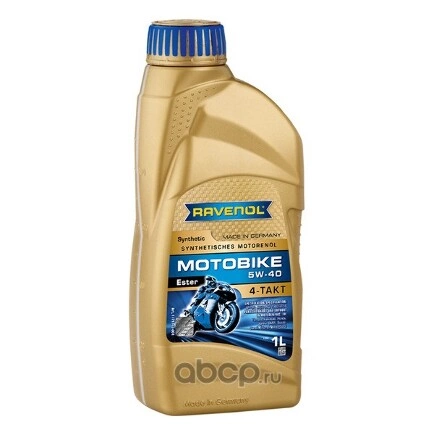 Масло моторное 5W-40 1л Motobike 4-T Ester (синтетика) купить 1 901 ₽