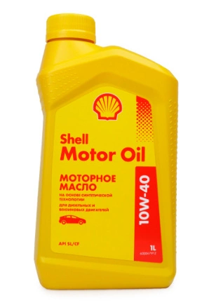 Масло моторное SHELL Motor Oil 10W-40 полусинтетическое 1 л купить 469 ₽