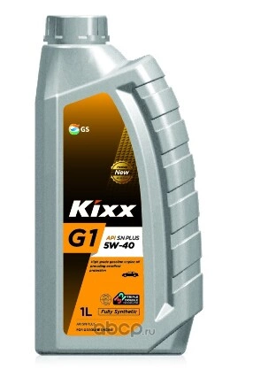 Масло моторное KIXX G1 SN Plus 5W-40 синтетическое 1 л купить 950 ₽