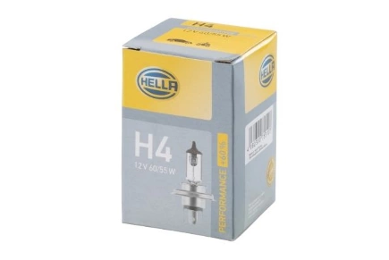 Лампа 12V H4 55/60W +60% HELLA 1 шт. блистер купить 489 ₽