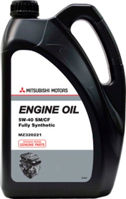 Масло моторное MITSUBISHI Engine Oil 5W-40 синтетическое 4 л купить 5 478 ₽