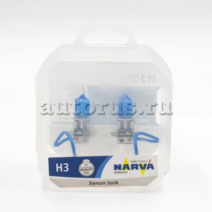 Лампа 12V H3 55W NARVA Range Power White 2 шт. DUOBOX 48602 RPWNVAS2 купить 925 ₽