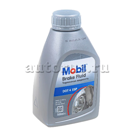 Жидкость тормозная MOBIL Brake Fluid DOT 4 ESP 0,5 л купить 652 ₽