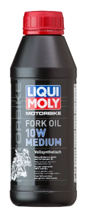 1506 LiquiMoly Синт. масло д/вилок и амортиз. Motorbike Fork Oil Medium 10W (0,5л) LIQUI MOLY купить 1 144 ₽