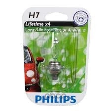 Лампа 12V H7 55W PHILIPS Longerlife Eco Vision 1 шт. блистер купить 695 ₽