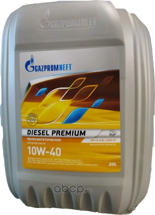 Масло моторное Gazpromneft Diesel Premium 10W-40 20 л 2389901213 купить 6 519 ₽