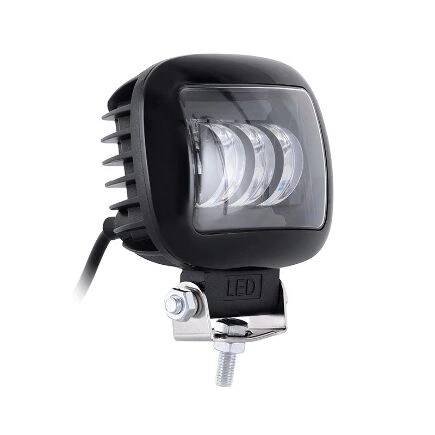 Светодиодная фара ВЫМПЕЛ WL-330 кв. мет. корп., LENS, 3 LED, 45W купить 1 652 ₽