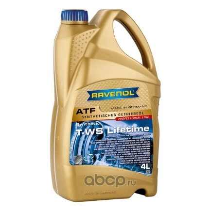 Масло трансмиссионное Ravenol ATF T-WS Lifetime 4 л купить 7 351 ₽