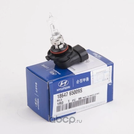 Лампа 12V HB3 60W P20d 6500K HYUNDAI/KIA Bulb 1 шт. картон купить 1 179 ₽