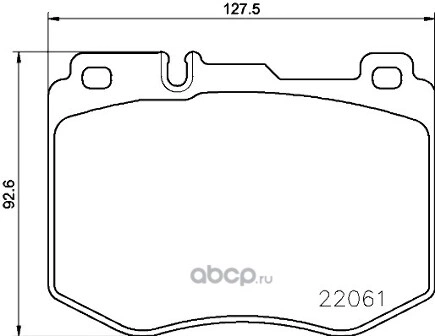 Колодки передние MB W205/W213/GLC (X253) BREMBO купить 5 825 ₽