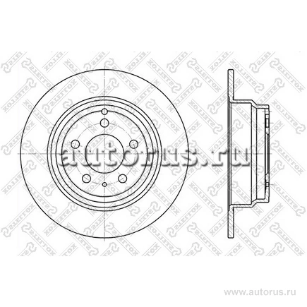 Диск тормозной задний STELLOX купить 2 308 ₽