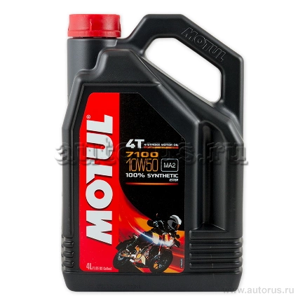 Масло моторное 4T Motul 7100 4T 10W50 4 л купить 6 796 ₽