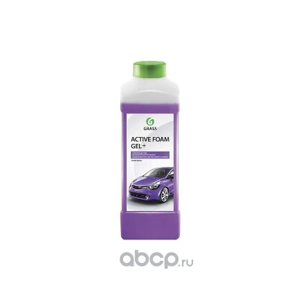 Автошампунь Active Foam GEL+ для бесконтактной мойки концентрат 1л GRASS купить 583 ₽