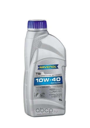 Масло моторное Ravenol TSI 10W-40 полусинтетика 1 л купить 1 229 ₽