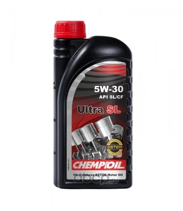 CH9722-1 5W-30 Ultra SL SN/ CH-4, A3/ B4 1л (синт. мотор. масло) CHEMPIOIL купить 366 ₽