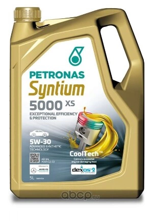 SYNTIUM 5000 XS 5W30 5L МАСЛО МОТОРНОЕ ACEAC2/C3 APISN VW 505.01 MB 229.51 BMW LL-04 DEXOS2 PETRONAS купить 4 747 ₽