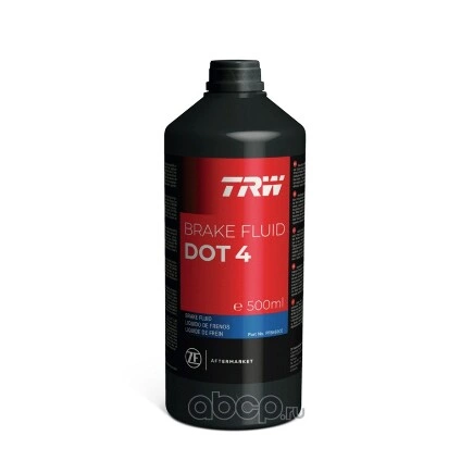 Жидкость тормозная TRW Brake Fluid DOT4 500 мл купить 684 ₽