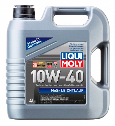 Масло моторное LIQUI MOLY MoS2 Leichtlauf 10W-40 полусинтетическое 4 л купить 6 440 ₽