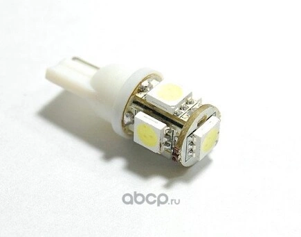 Лампа светодиодная W5W / T10 / 24V 5SMD бел купить 59 ₽