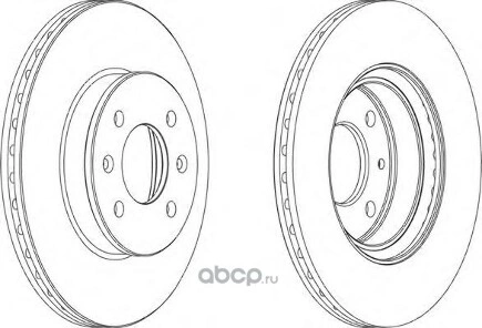 Диск тормозной передний FERODO купить 3 765 ₽