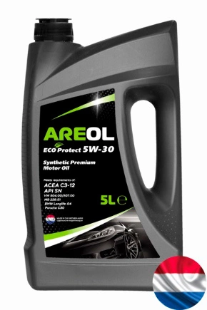 Масло моторное AREOL ECO Protect 5W-30 синтетика 5 л купить 4 822 ₽