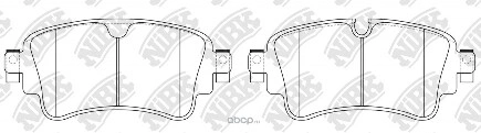 Колодки задние AUDI A4/A5/S5/A8/Q5/Q7 2016> VW Toureg 2018> NIBK купить 6 093 ₽