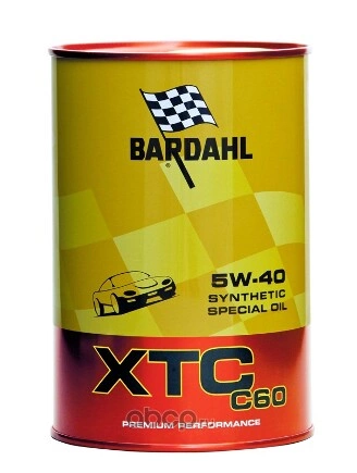 Масло моторное Bardahl XTC C60 5W-40 A3/B4 синтетическое 1 л купить 2 031 ₽