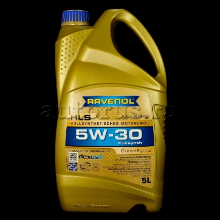 Масло моторное Ravenol HLS 5W-30 синтетика 4 л купить 5 430 ₽