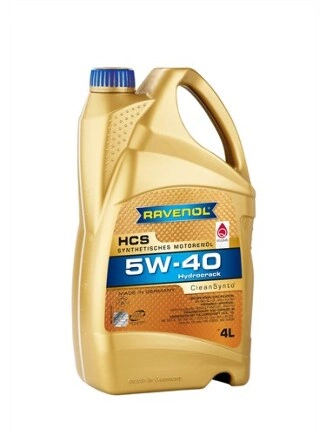 Масло моторное Ravenol HCS 5W-40 синтетическое 4 л купить 5 922 ₽