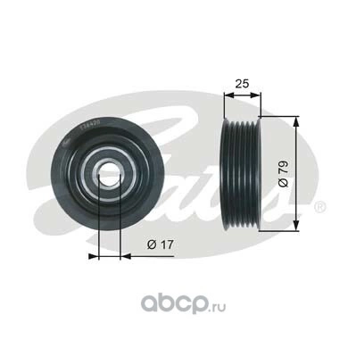 Ролик натяжной GATES купить 1 624 ₽