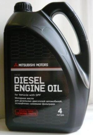 Масло моторное MITSUBISHI Diesel oil DL-1 5W-30 синтетическое 4 л купить 5 273 ₽