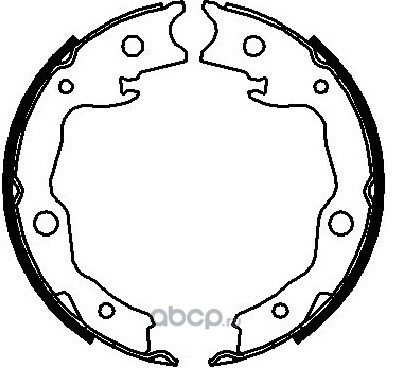 комплект колодок для барабанных тормозов купить 879 ₽