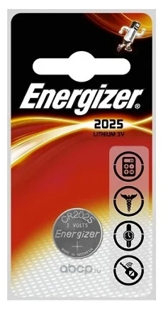 Батарейка круглая серия Lithium 1шт Energizer купить 301 ₽