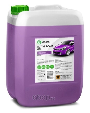 Автошампунь Active Foam Gel + 24 кг GRASS купить 6 940 ₽