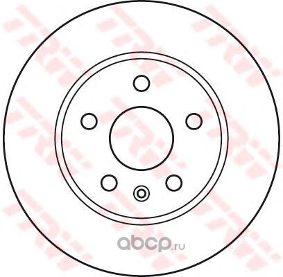 Диск тормозной передний TRW купить 8 836 ₽