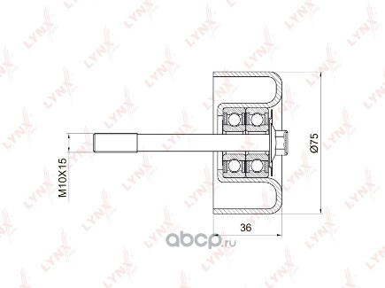 Направляющий ролик / Приводной LYNXauto купить 2 422 ₽
