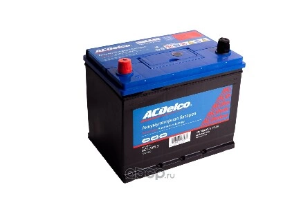 Аккумулятор ACDelco 70 А/ч прямая L+ 260x175x225 EN600 А купить 10 229 ₽