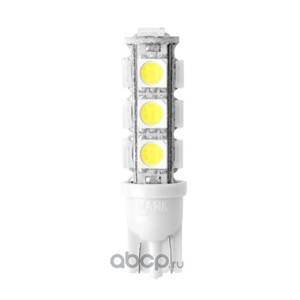 Лампа светодиодная 12V WB T10 LED 10W Маяк 2 шт. картон купить 495 ₽