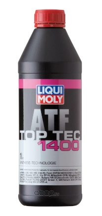 Масло трансмиссионное Liqui Moly Top Tec ATF 1400 1 л купить 2 383 ₽