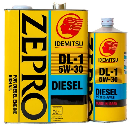 Масло моторное IDEMITSU Zepro Diesel DL-1 5W-30 полусинтетическое 4 л купить 5 201 ₽