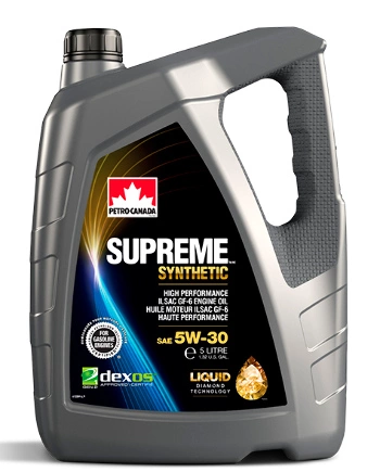 Масло моторное PETRO-CANADA Supreme Synthetic 5W-30 синтетика 5 л купить 6 968 ₽