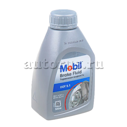 Жидкость тормозная MOBIL Brake Fluid DOT5.1 0,5 л купить 695 ₽