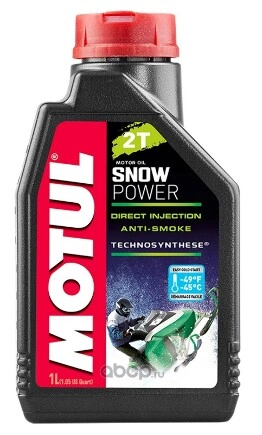 Масло моторное 2T Motul Snowpower полусинтетическое 1 л купить 1 213 ₽