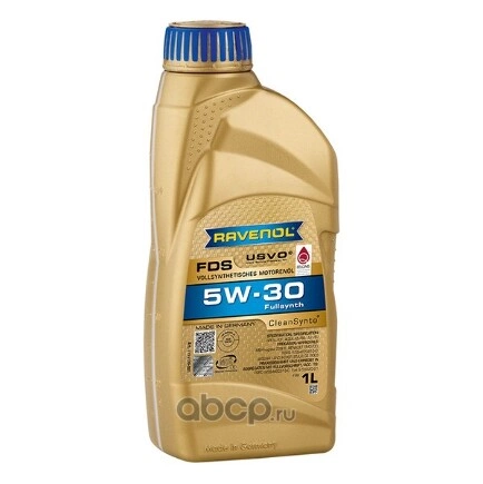 Масло моторное Ravenol FDS 5W-30 1 л 111113900101999 купить 2 450 ₽