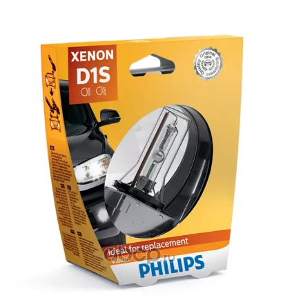 Лампа ксеноновая D1S PHILIPS 1 шт. PK32D-2 купить 7 249 ₽