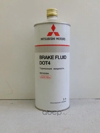 Жидкость тормозная MITSUBISHI Brake Fluid DOT4 1 л купить 3 010 ₽