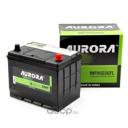 Аккумулятор AURORA JIS MF-95D26FL AURORA купить 7 389 ₽