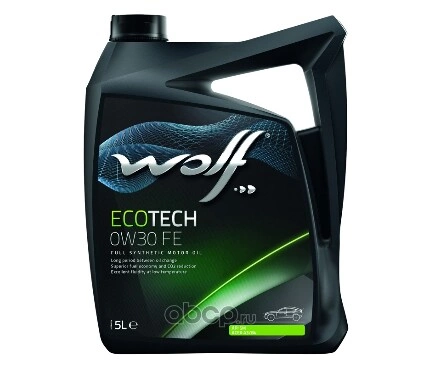 Масло моторное Wolf ECOTECH 0W-30 FE синтетика 5 л купить 8 896 ₽