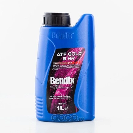 Масло трансмиссионное BENDIX GOLD ATF 8 HP синтетическое 1 л купить 974 ₽